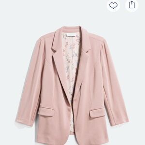 Soft pink blazer by Skies Are Blue (Stitch Fix)